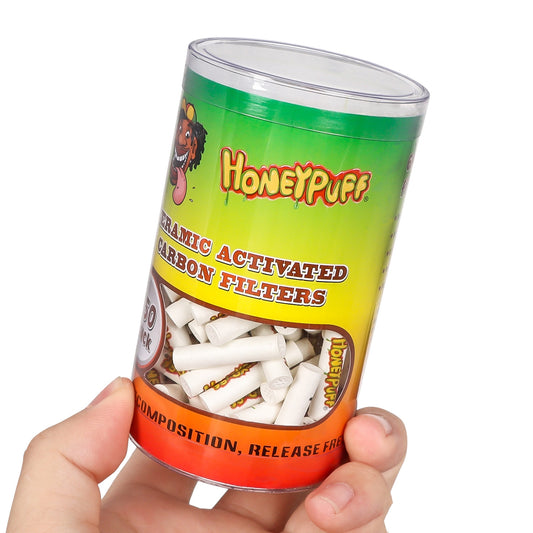 HoneyPuff Aktivkohle Filter Tips - 6mm | 150 Stück | Premium Rauchfilter