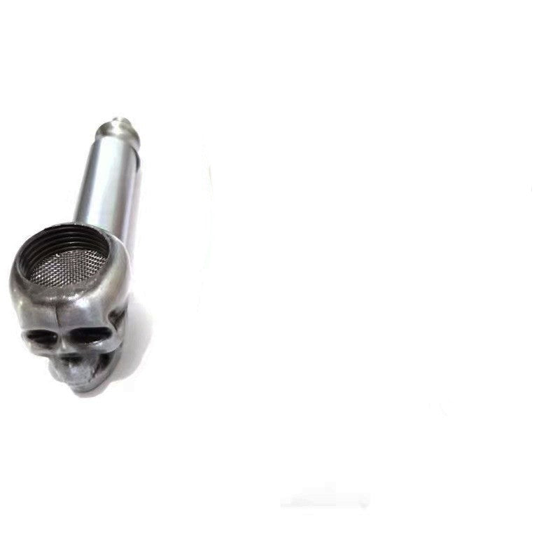 Mini Totenkopf Pfeife - Metall Smoking Pipe